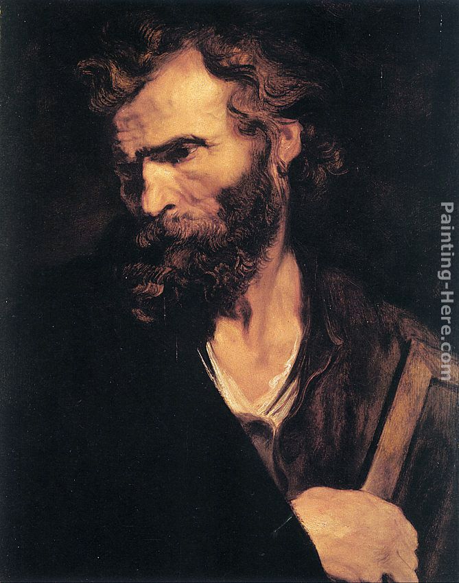 Apostle Jude painting - Sir Antony van Dyck Apostle Jude art painting